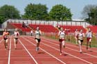 Beth Pringle (Gateshead) wins the under-17s 200 metres.